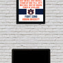Limited Edition Auburn Tigers War Eagle Fight Song Poster - Officially Licensed Print Art - 13x19"