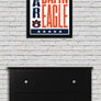 Limited Edition Auburn Tigers War Damn Eagle Poster - Letterpress Print Art - 13x19"