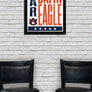 Limited Edition Auburn Tigers War Damn Eagle Poster - Letterpress Print Art - 13x19"