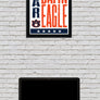 Limited Edition Auburn Tigers War Damn Eagle Poster - Letterpress Print Art - 13x19"