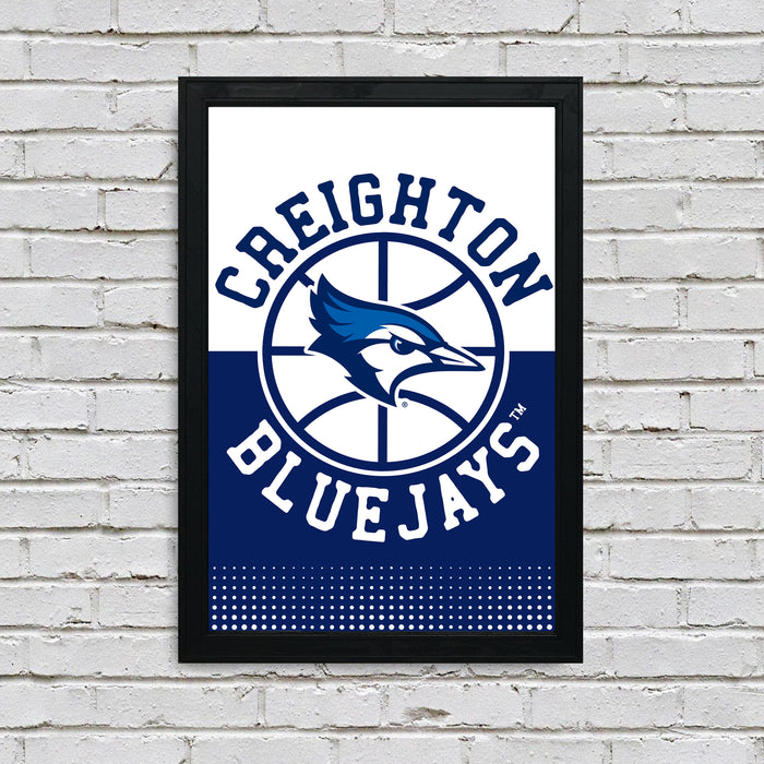 Limited Edition Creighton Bluejays College Basketball Poster Art Print - 13x19"
