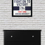 Limited Edition Gonzaga Bulldogs Fight Song Poster - Go, Gonzaga! Poster Art Print - 13x19"