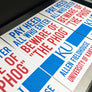 Limited Edition Kansas Jayhawks Beware of the Phog Poster Art Print - Gifts for Jayhawks Fans