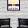 Limited Edition LSU Tigers Fight Song Poster - Glory of the Purple Gold Art Print 13x19"