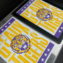 Limited Edition LSU Tigers Poster - Geaux Tigers Letterpress Art Print 13x19"