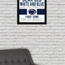 Limited Edition Penn State Fight Song Poster - Fight On State Print Art - 13x19"
