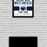 Limited Edition Penn State Fight Song Poster - Fight On State Print Art - 13x19"