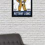 Limited Edition Penn State Mascot Poster - Vintage Nittany Lions Print Art - 13x19"