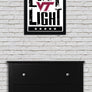 Limited Edition Virginia Tech Exit Light Letterpress Poster Art Print