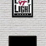 Limited Edition Virginia Tech Exit Light Letterpress Poster Art Print