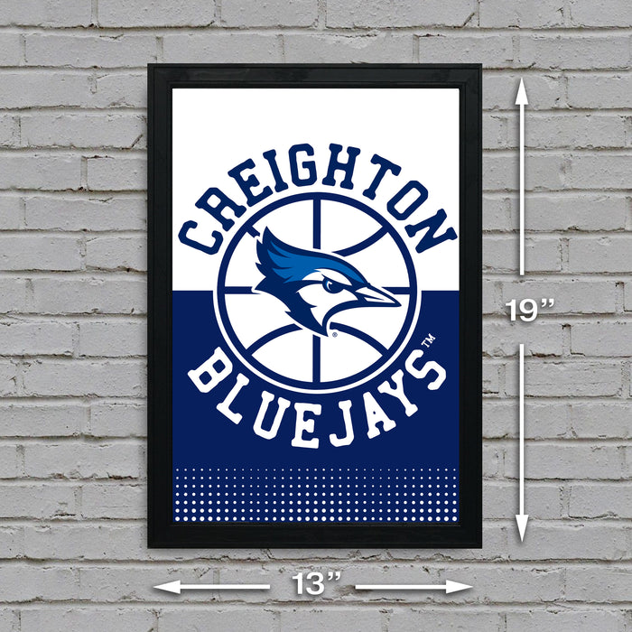 Limited Edition Creighton Bluejays College Basketball Poster Art Print - 13x19"