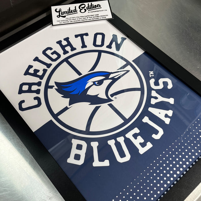 Limited Edition Creighton Bluejays College Basketball Poster Art Print - 13x19"