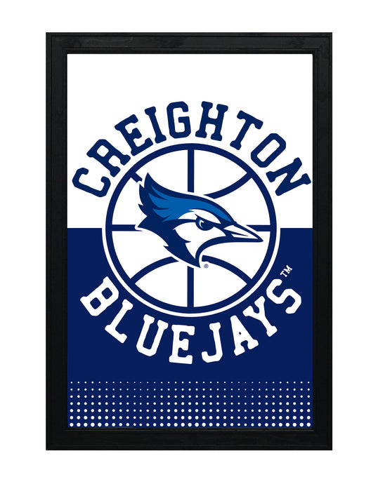 Limited Edition Creighton Bluejays College Basketball Poster Art Print - 13x19"