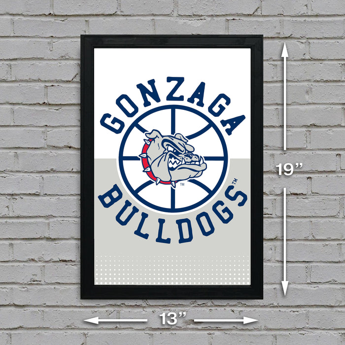 Limited Edition Gonzaga Bulldogs College Basketball Poster Art Print - 13x19"