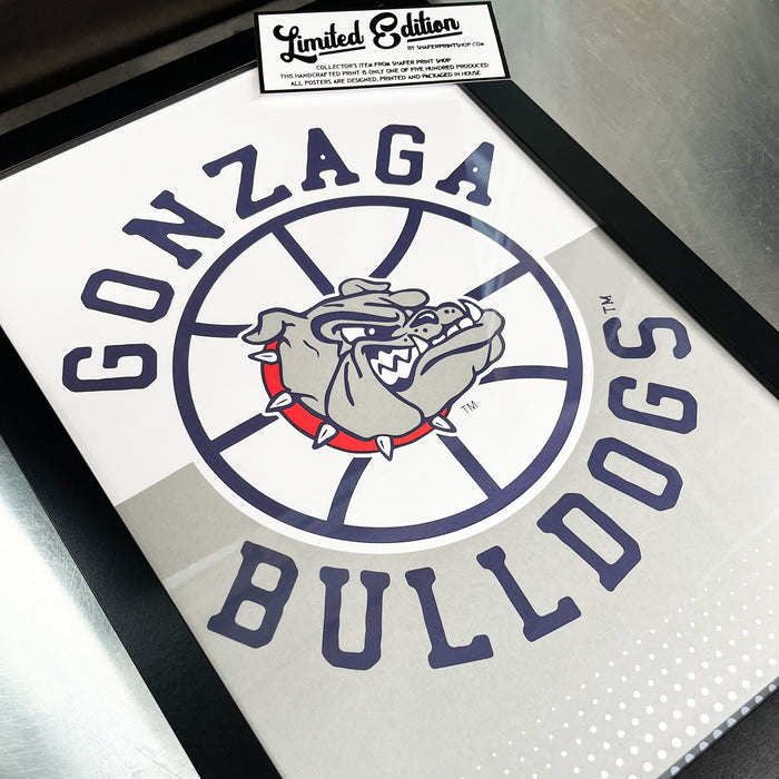 Limited Edition Gonzaga Bulldogs College Basketball Poster Art Print - 13x19"