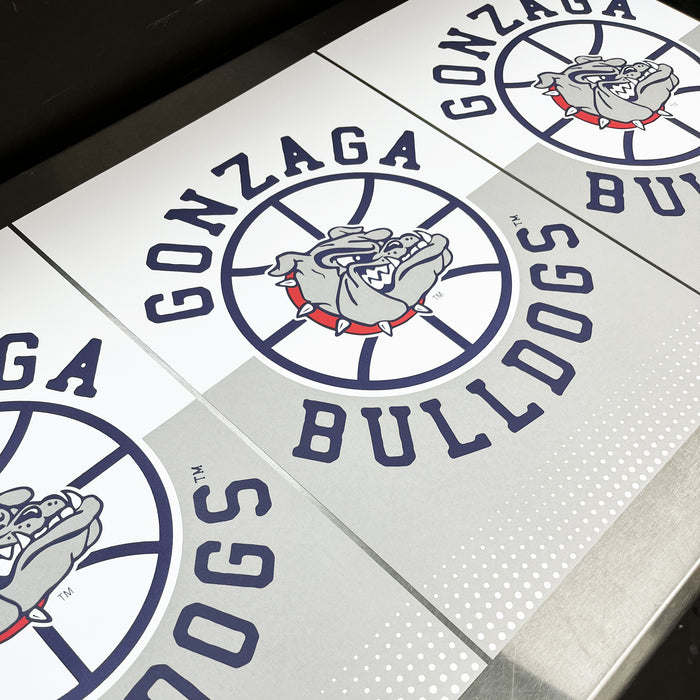 Limited Edition Gonzaga Bulldogs College Basketball Poster Art Print - 13x19"