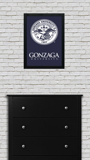 Limited Edition Gonzaga Bulldogs School Seal Poster - 13x19"