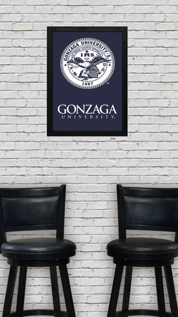 Limited Edition Gonzaga Bulldogs School Seal Poster - 13x19"