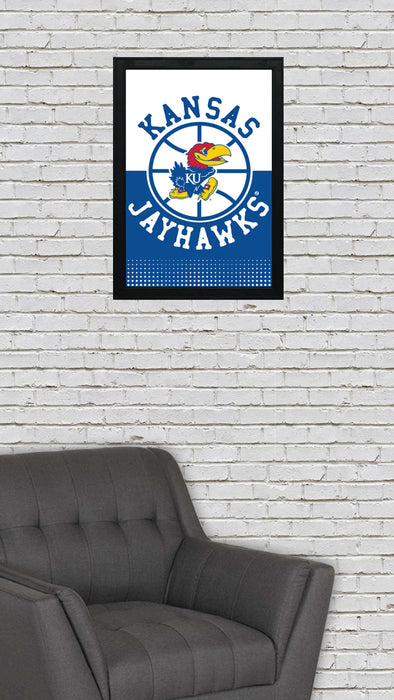 Limited Edition Kansas Jayhawks College Basketball Poster Art Print - 13x19"