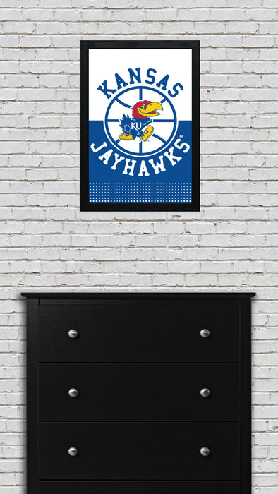 Limited Edition Kansas Jayhawks College Basketball Poster Art Print - 13x19"