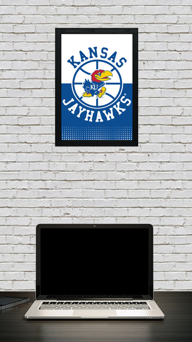 Limited Edition Kansas Jayhawks College Basketball Poster Art Print - 13x19"