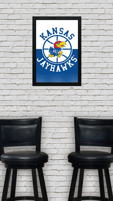 Limited Edition Kansas Jayhawks College Basketball Poster Art Print - 13x19"