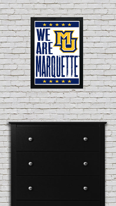 Limited Edition Marquette Golden Eagles Poster Art Print - Gifts for Marquette Fans - 13x19"