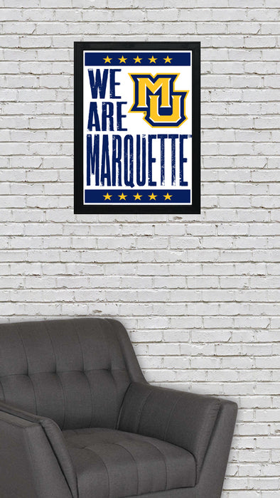 Limited Edition Marquette Golden Eagles Poster Art Print - Gifts for Marquette Fans - 13x19"