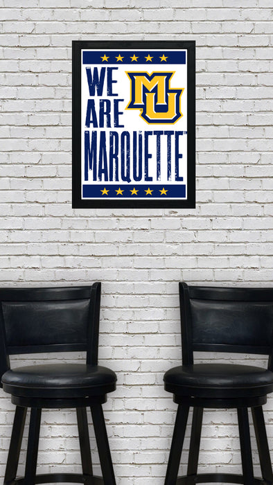 Limited Edition Marquette Golden Eagles Poster Art Print - Gifts for Marquette Fans - 13x19"