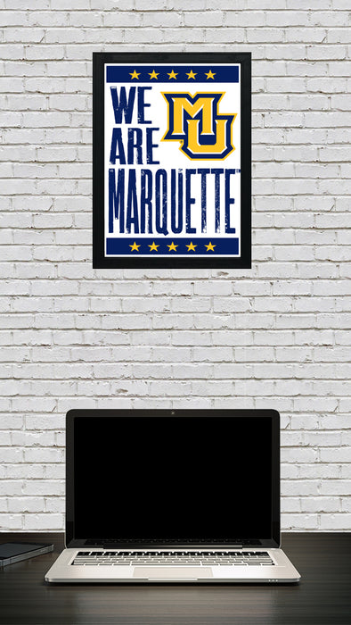 Limited Edition Marquette Golden Eagles Poster Art Print - Gifts for Marquette Fans - 13x19"