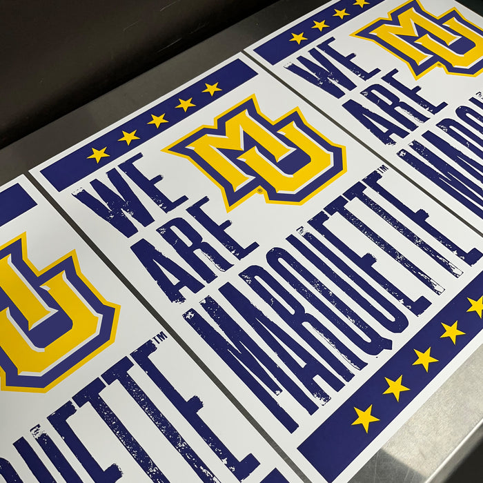 Limited Edition Marquette Golden Eagles Poster Art Print - Gifts for Marquette Fans - 13x19"