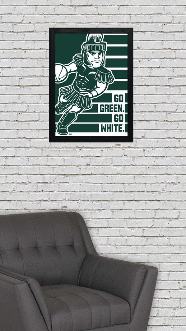 Limited Edition Michigan State Spartans Basketball Poster 13x19