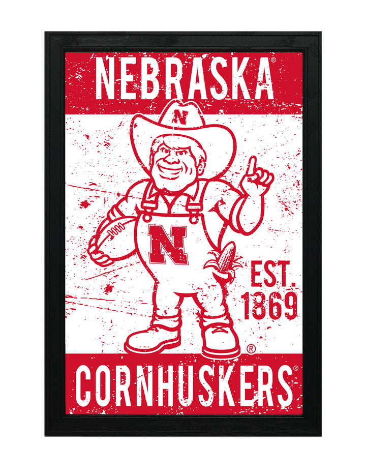 Nebraska Cornhuskers Herbie Husker Official NCAA Sports Team Mascot –  Sports Poster Warehouse