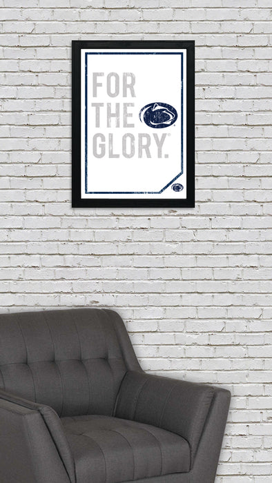 Limited Edition Penn State For The Glory Poster - Nittany Lions Print Art - 13x19"
