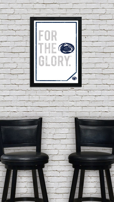 Limited Edition Penn State For The Glory Poster - Nittany Lions Print Art - 13x19"