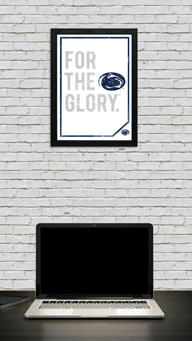 Limited Edition Penn State For The Glory Poster - Nittany Lions Print Art - 13x19"
