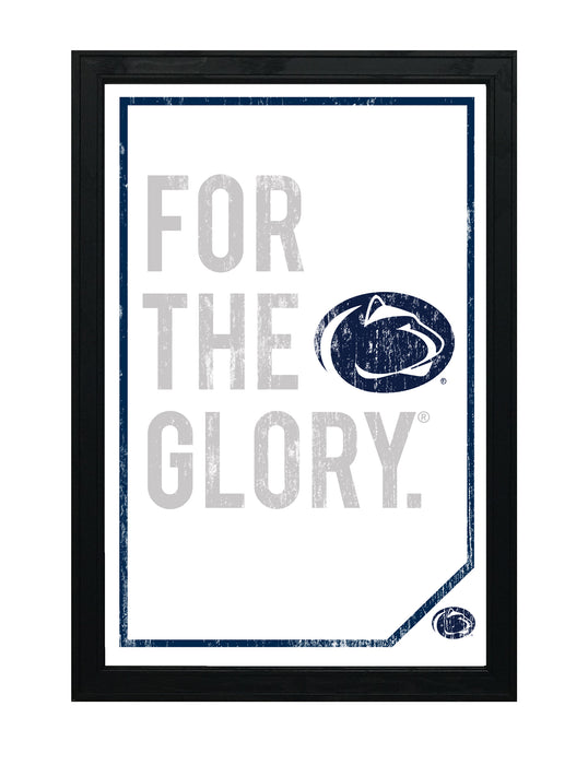 Limited Edition Penn State For The Glory Poster - Nittany Lions Print Art - 13x19"