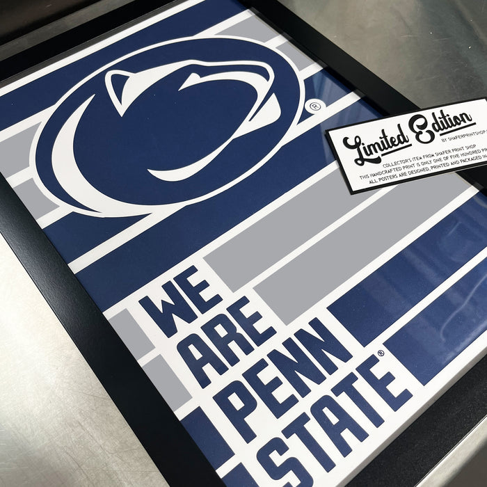 Limited Edition We Are Penn State Poster - Gifts for Penn State Fans - 13x19"