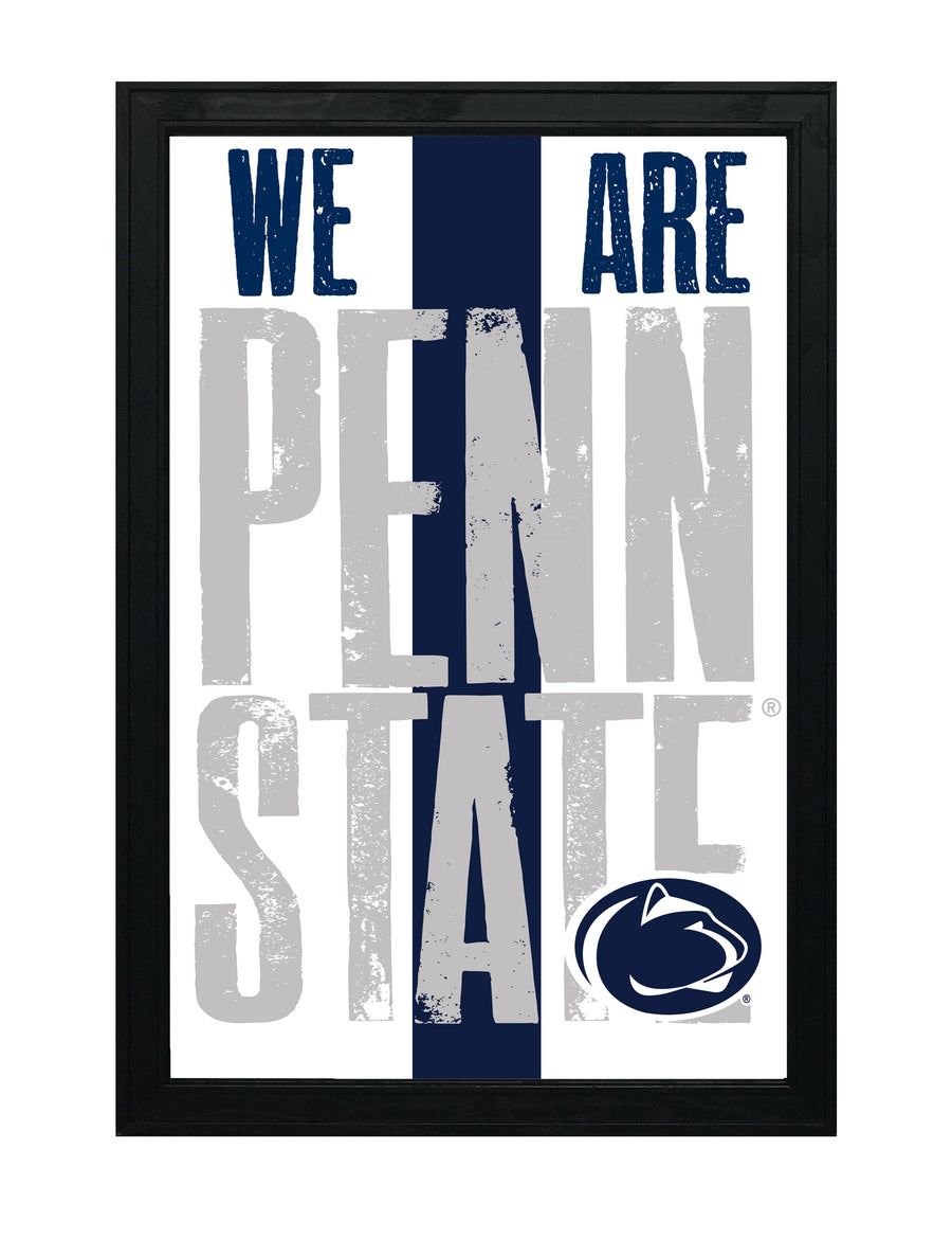 Limited Edition We Are Penn State Poster - Letterpress Print Art - 13x19"