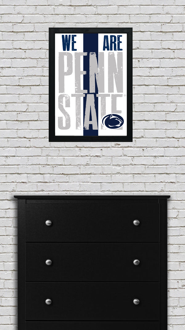 Limited Edition We Are Penn State Poster - Letterpress Print Art - 13x19"