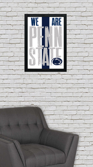 Limited Edition We Are Penn State Poster - Letterpress Print Art - 13x19"