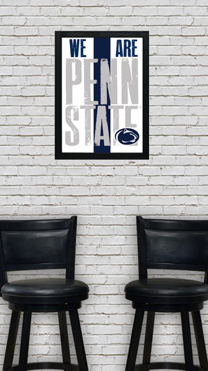 Limited Edition We Are Penn State Poster - Letterpress Print Art - 13x19"