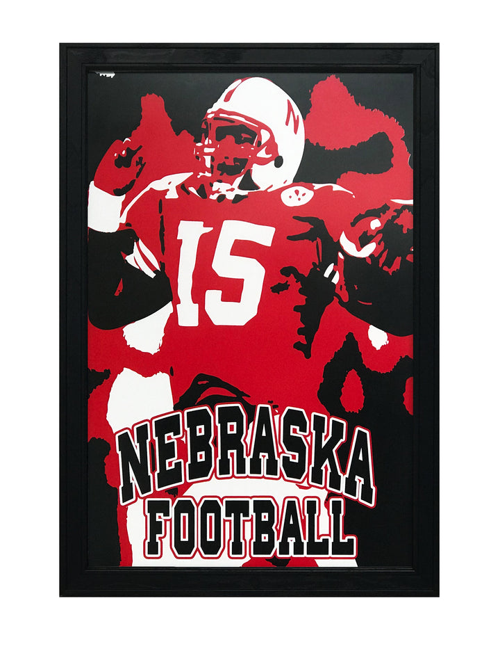 Limited Edition Nebraska Huskers College Basketball Poster Art - 13x19