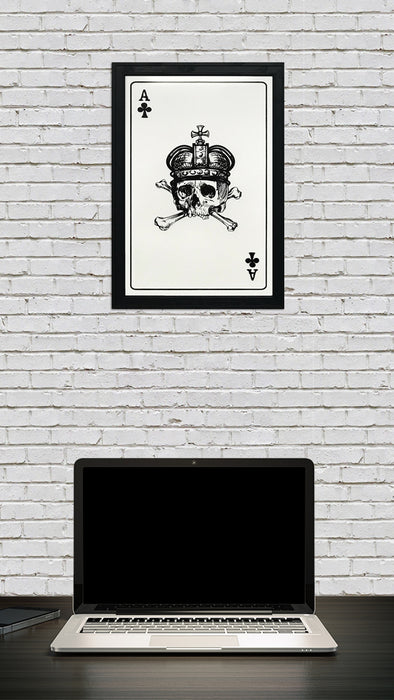Limited Edition Ace of Clubs Poster Art Print - 13x19"