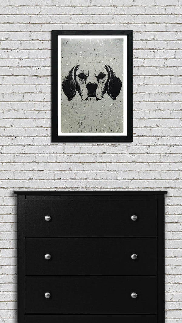 Limited Edition Beagle Art Poster / Print - 13x19"