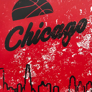 Limited Edition Vintage Chicago Bulls Poster Art Print - 13x19"