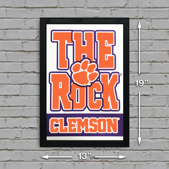Limited Edition Howard's "The Rock" Clemson Tigers Poster Art - 13x19"