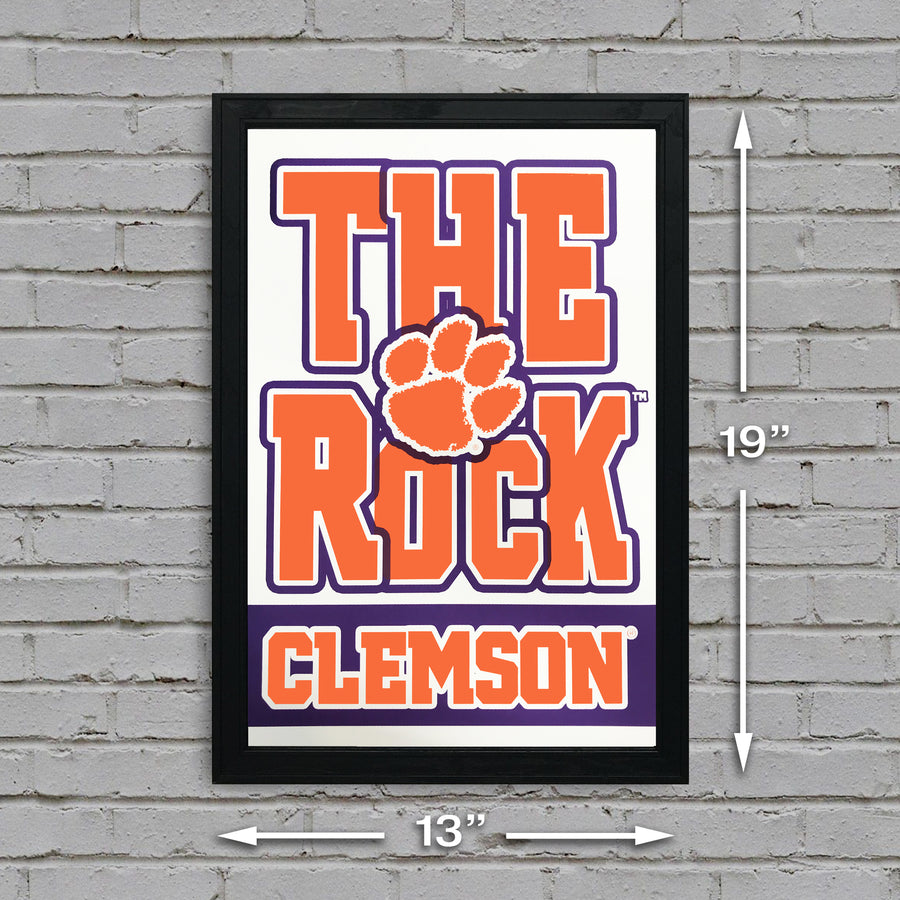 Limited Edition Howard's "The Rock" Clemson Tigers Poster Art - 13x19"