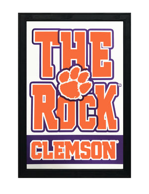 Limited Edition Howard's "The Rock" Clemson Tigers Poster Art - 13x19"