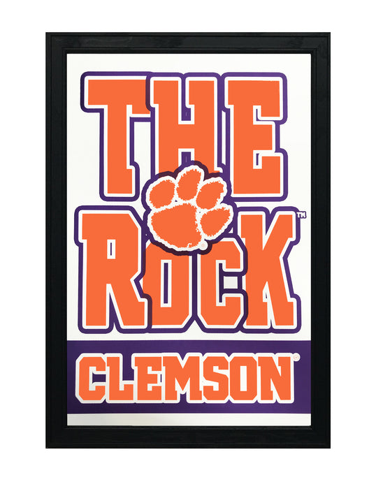 Limited Edition Howard's "The Rock" Clemson Tigers Poster Art - 13x19"